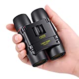 POLDR 12X25 Small Pocket Binoculars Compact Adults,Mini Kids Binoculars Boys for Bird Watching,Concert Theater Opera