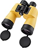 BARSKA AB12738 Floatmaster 7x50 Waterproof Floating Marine Binoculars for Boating, Hunting, Fishing, Sports, etc, Yellow